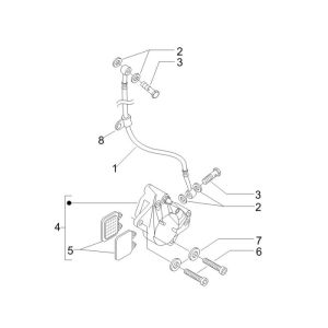 Bremse Piaggio Liberty 4-Takt