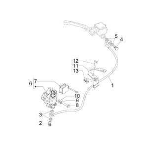 Bremssattel Vespa S 2-Takt