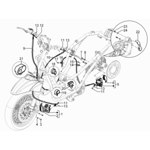 Bremsleitungen - Piaggio Beverly 125 RST 4T 4V IE E3 2010-2015 (EMEA) Bremssattel