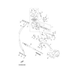 Bremspumpe Yamaha Neos 4-Takt (nach 2008)
