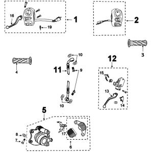 Bremssystem Peugeot Kisbee original euro4 von 2018