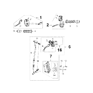 Bremssystem Peugeot Speedfight 3 AC Grau