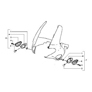 Blinker vorne Gilera Runner 98-2005 2-Takt