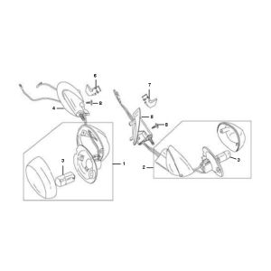 Frontblinker Rover Fun 4-Takt