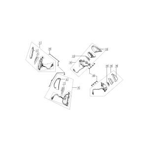 Blinker Kymco New Sento 4-Takt 50i schwarz