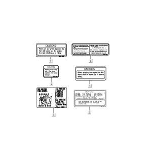 Sicherheitsaufkleber Kymco Grand Dink 2-Takt Titanium