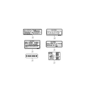 Sicherheitsaufkleber Kymco B&W LC 2-Takt silber