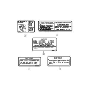 Sicherheitsaufkleber Kymco People S 4-Takt Dunkelgrau