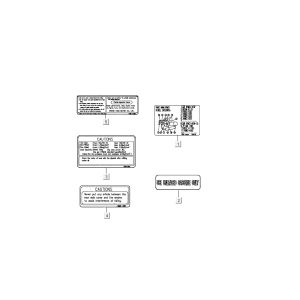 Sicherheitsaufkleber Kymco Super9 AC 2-Takt nm gelb - schwarz