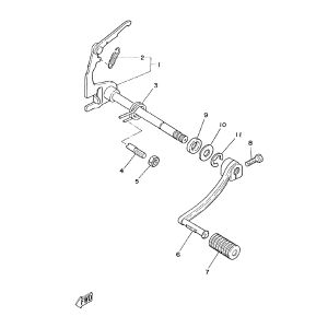 Schakelpedaal Yamaha FS1