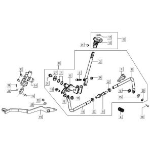 Kymco MXU 400-Schaltsystem