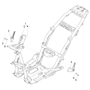 Piaggio NRG Power 50 2-Takt-LC-Euro-4-Rahmen