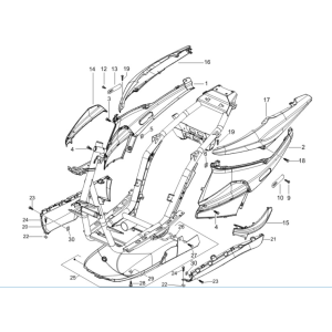 Motorradscheiben - Spoiler Piaggio NRG Power 50 2-Takt LC Euro 4