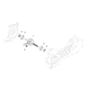 Piaggio NRG Power 50 2-Takt LC Euro 4 Kurbelwelle