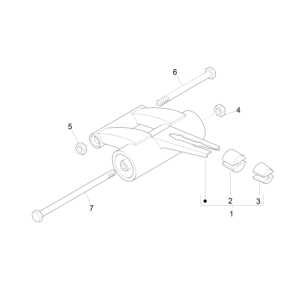 Piaggio NRG Power 50 2-Takt-LC Euro 4-Motoraufhängung