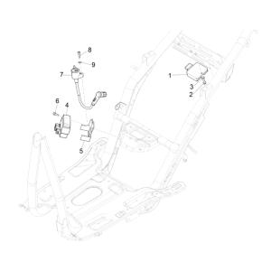 Spannungsregler - Zündspule - Elektronische Teile Piaggio NRG Power 50 2-Takt LC Euro 4