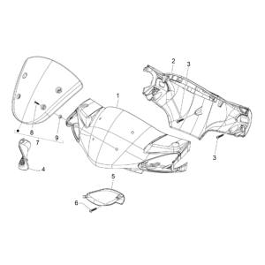 Piaggio NRG Power 50 Lenkradhüllen für 2-Takt LC Euro 4