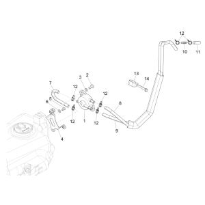 Piaggio NRG Power 50 2-Takt LC Euro 4 Benzinpumpe
