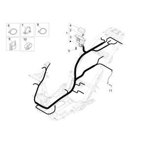Hauptkabelgruppe Piaggio NRG Power H2O E4