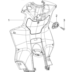 Piaggio NRG Power 50 2-Takt LC Euro 4 Beinschild