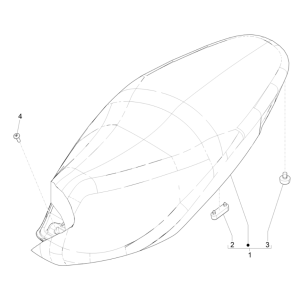 Piaggio NRG Power 50 2-Takt LC Euro 4 Sattel