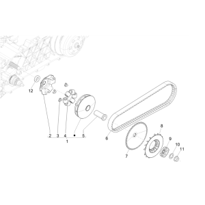 Variomatik Piaggio NRG Power LC Euro 4