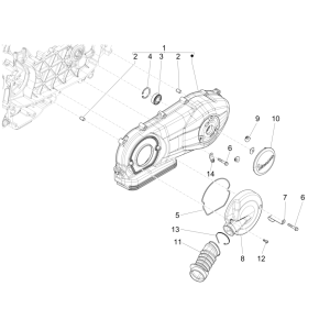 Radabdeckung Vespa Sprint 150 3V IE ABS Euro 3 2015