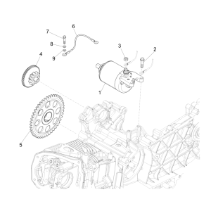 Anlasser - Anlassergetriebe Vespa Sprint 150 3V IE ABS Euro 3 2015