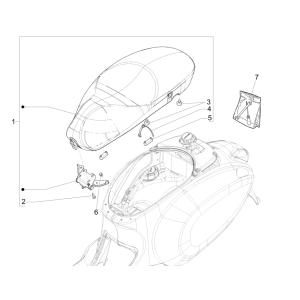 Vespa Sprint 150 3V IE ABS-Sitz Euro 3 2015