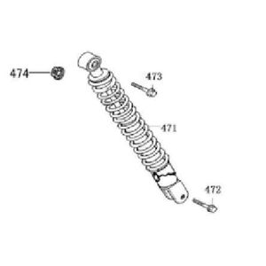 Stoßdämpfer Edwards Tomorrow Legend anthrazit matt