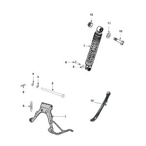 Stoßdämpfer - Standard Peugeot Speedfight 3 AC 2-Takt