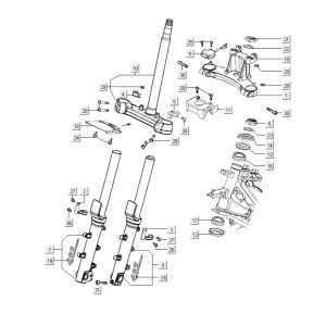 Stoßdämpfer vorne Kymco Myroad 700i