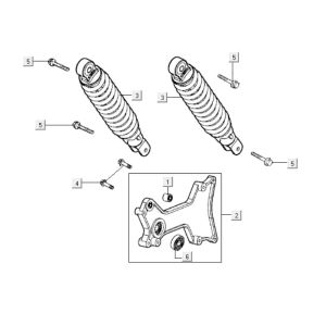 Stoßdämpfer hinten Kymco Grand Dink 250cc