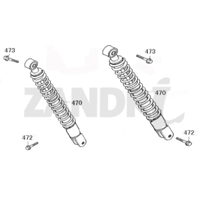 Stoßdämpfer Eagle-Wing Napoli braun