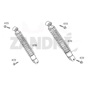 Stoßdämpfer BTC Riva Sport bronze
