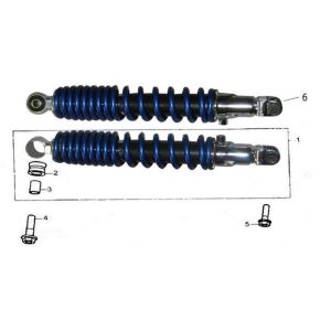 Stoßdämpfer China LX weiß