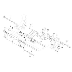 Piaggio Liberty 125 4-Takt 3V IE ABS-Schwinge (IGET Euro 5)