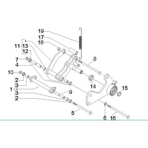 Schwinge Vespa GTV 250 4T 4V IE