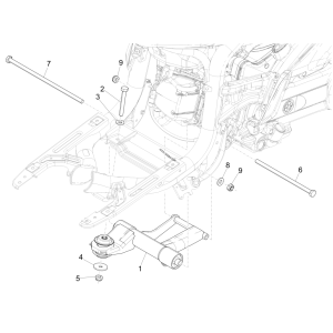 Piaggio Liberty 50 4-Takt-Schwinge (IGET Euro 5)