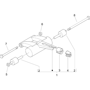 Piaggio Zip 50 SP Schwingarm 2006-2013