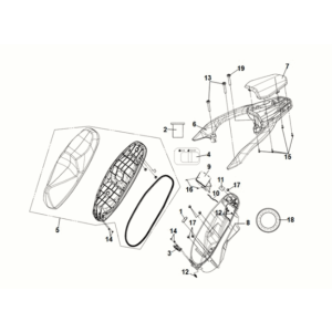 Sitz - hinterer Griff Sym Symphony ST 50 E5