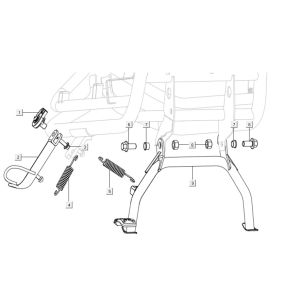 Side - Haupständer Niu NQI Cargo