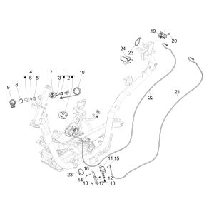 Schlösser für Piaggio Medley 125 4T IE ABS E4 2016-2019 (EMEA)