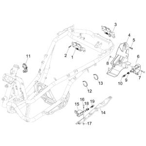 Schlösser Piaggio MP3 300LT Sport 2009-2014