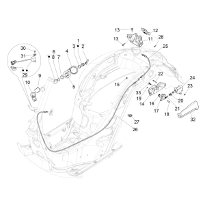 Schlösser Vespa GTS 125 4T E5 ABS 2021 (EMEA)