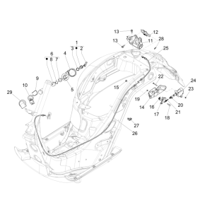 Schlösser Vespa GTS 250 ie 2005-2016 (ohne ABS)