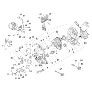 Spannungsregler - Elektronische Steuergeräte - HS-Zündspule Piaggio MP3 350 Maxi Sport E4 ABS 2018-2020 (EMEA)