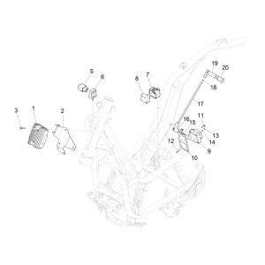 Spannungsregler Piaggio Beverly 300 IE ABS E4 2016 - 2020 (EMEA)