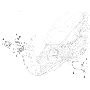Piaggio Liberty 50 4-Takt-Spannungsregler (IGET Euro 5)