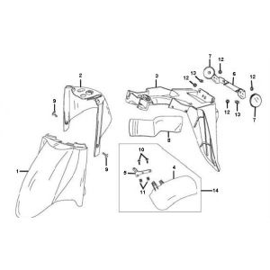 Schutzblech Giantco Sprint 4-Takt